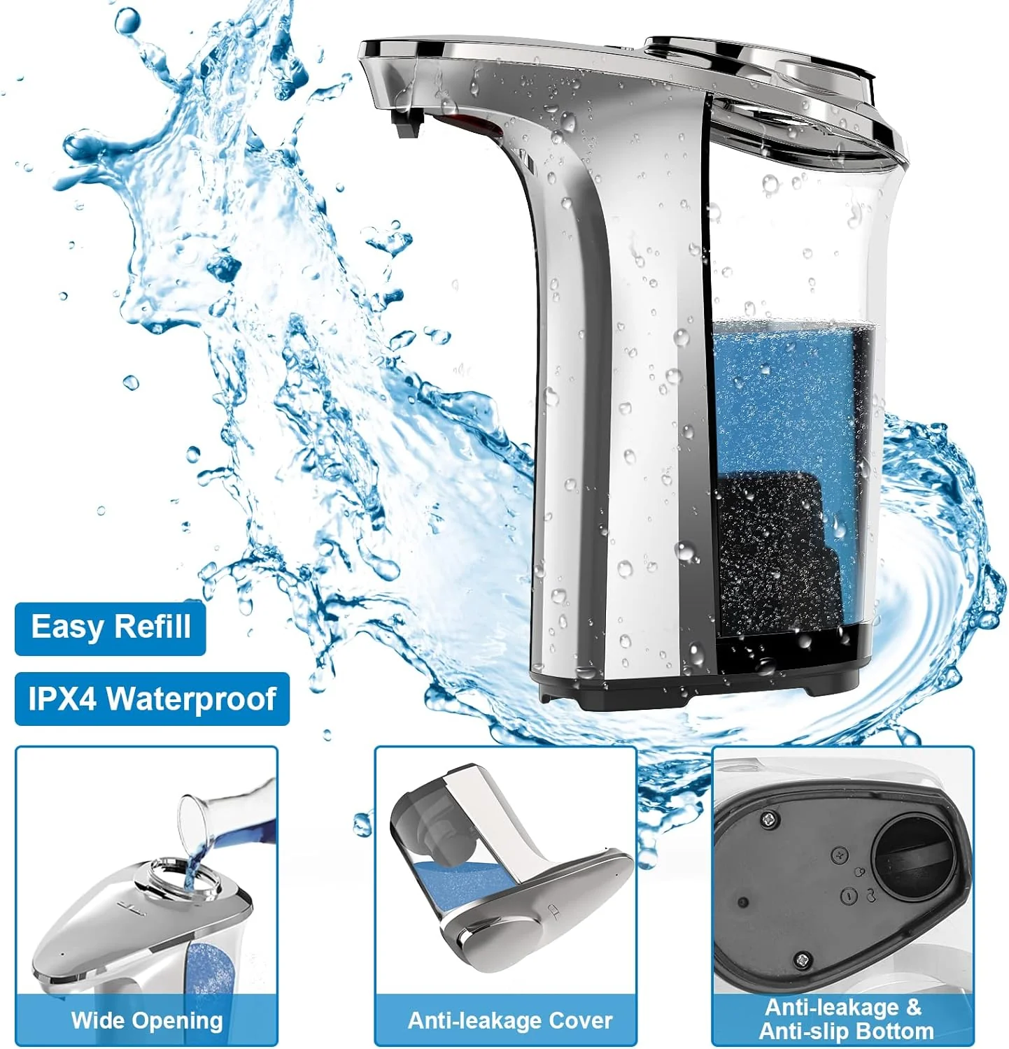 Automatic Touchless Dish Soap Dispenser For Kitchen And Bathroom - Image 4