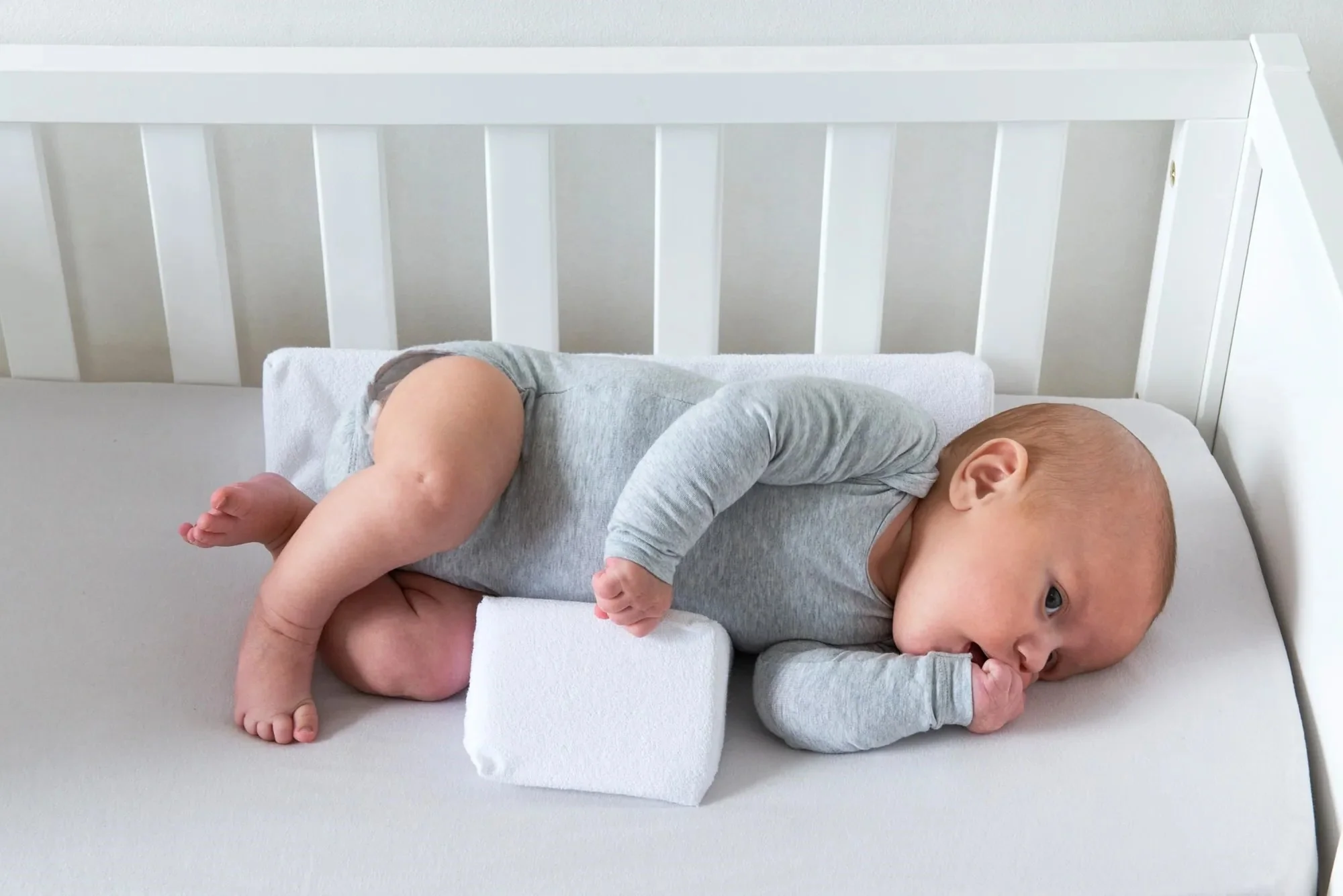 Baby Anti-Roll Wedge Pillow - Image 3