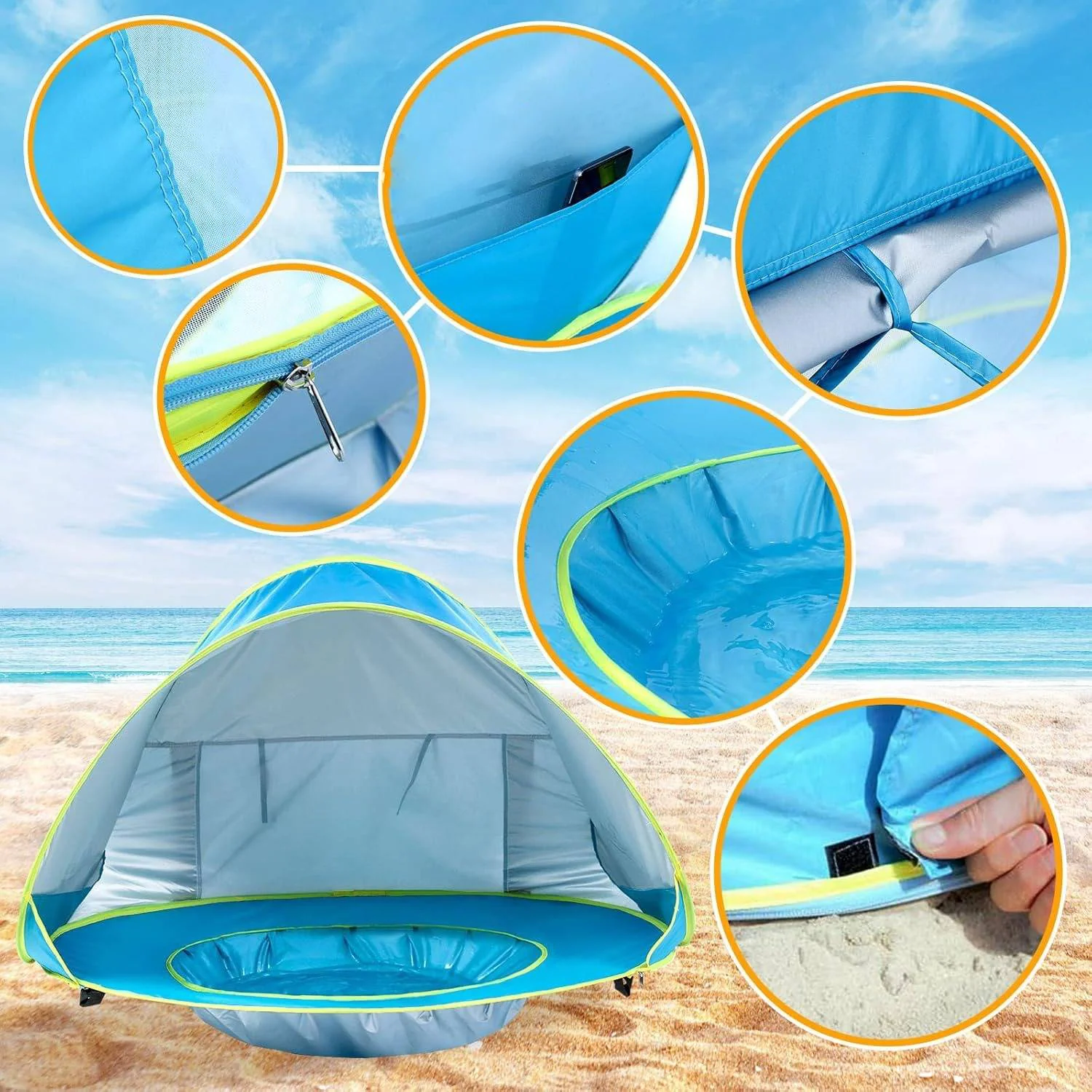 Baby Beach Tent UV Protection - Image 4