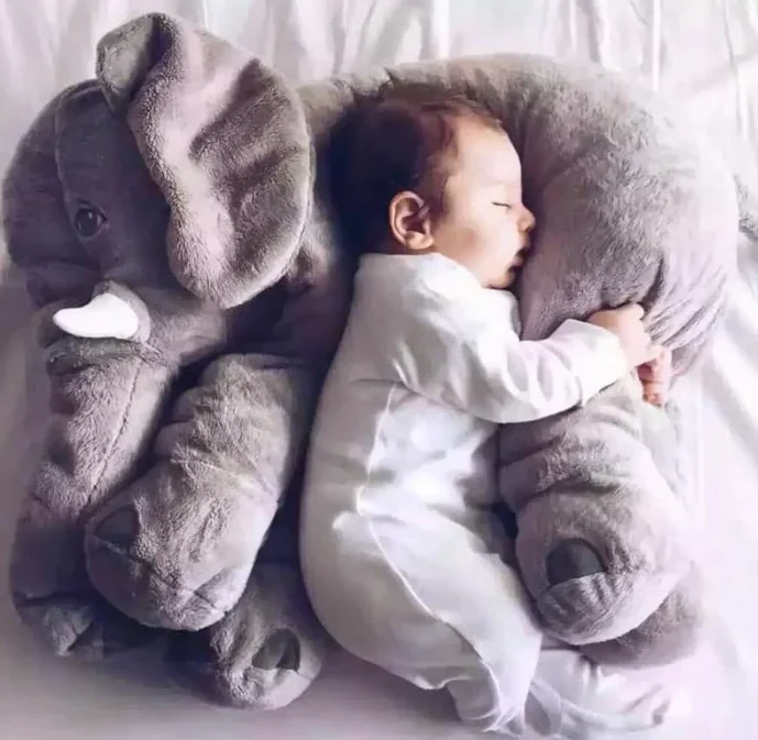 Baby Elephant Cuddle Pillow - Image 5