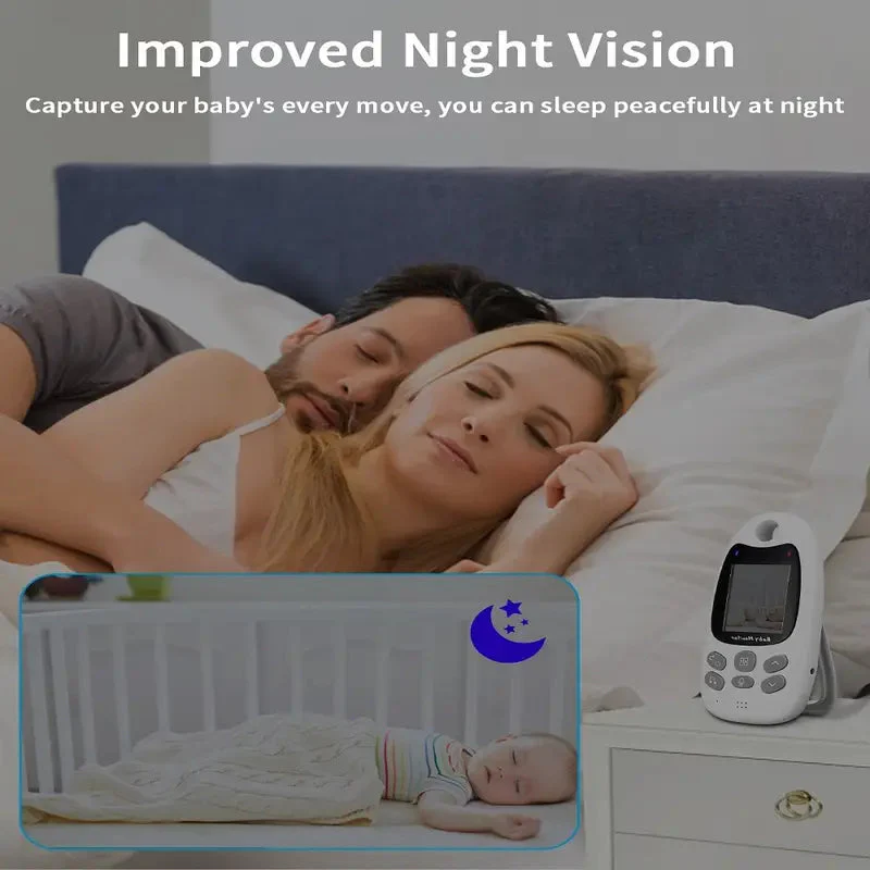 Wireless Video & Audio Baby Monitor with Night Vision and Two-Way Communication - Image 8