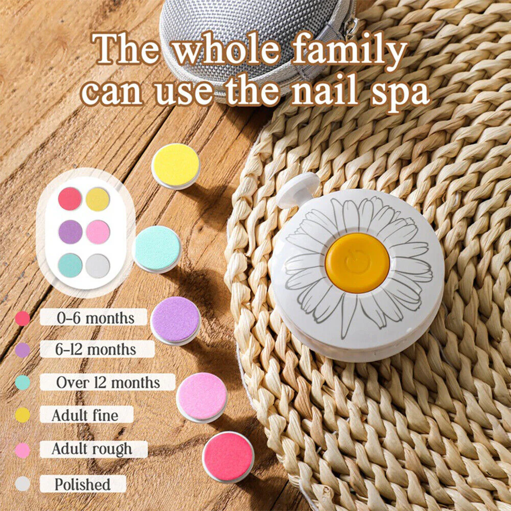 Baby Nail Trimmer with 6 Grinding Heads - Image 8