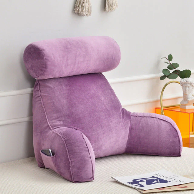 Backrest Pillow With Arms & Adjustable Headrest - Image 5