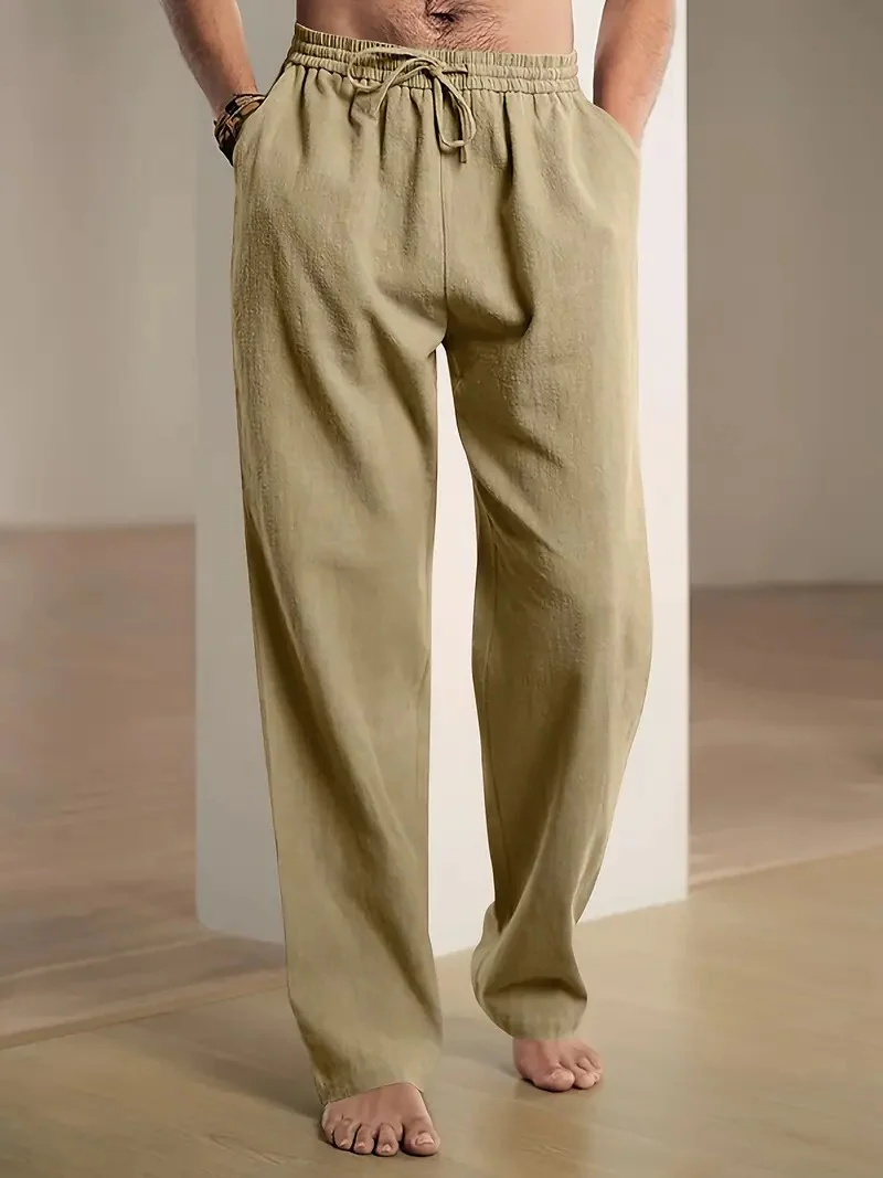 Baggy Linen Pants For Men - Image 10
