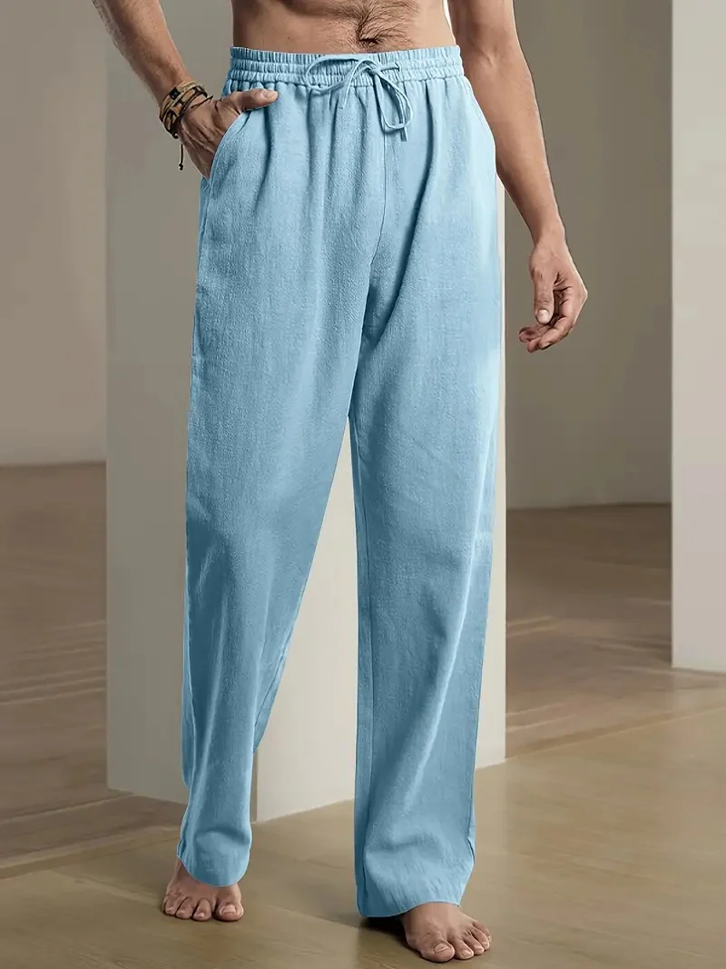 Baggy Linen Pants For Men - Image 5
