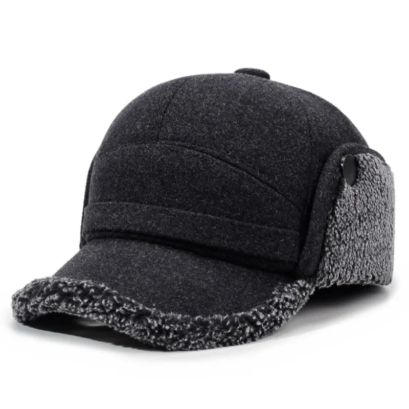 Baseball Cap with Fleece Earflaps for Winter - Image 4