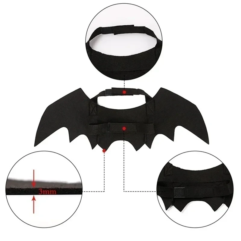 Bat Wing Halloween Costume for Pets - Image 4
