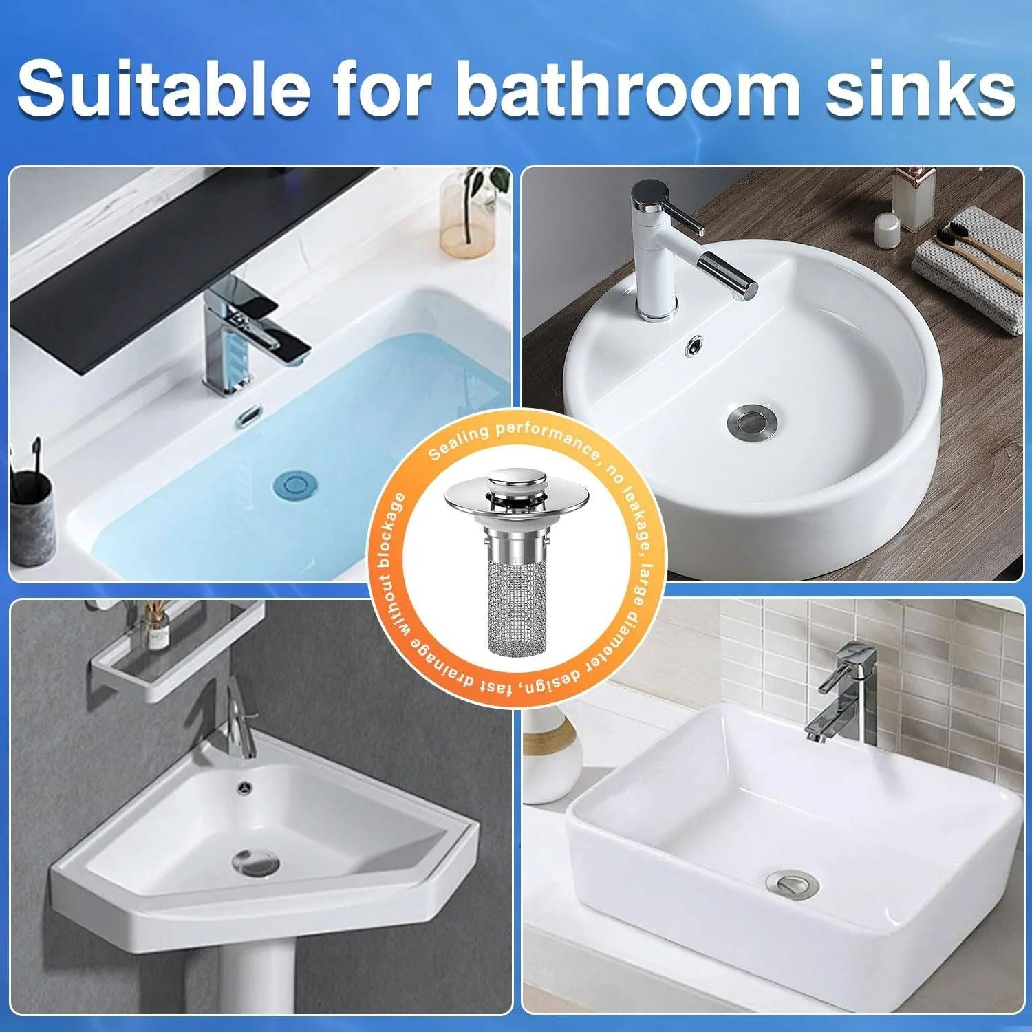 Bathroom Sink Drain Stopper - Image 3
