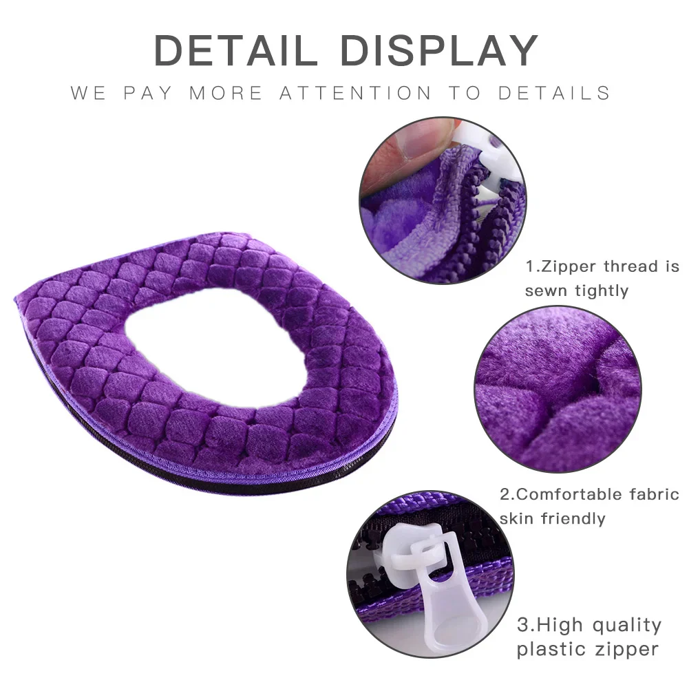 Bathroom Toilet Seat Cover (37x44cm) - Image 2