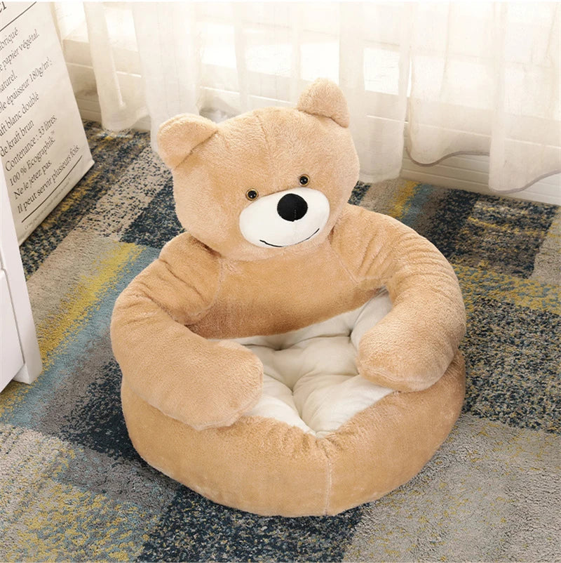 Bear Shaped Winter Plush Pet Dog Bed - Image 6