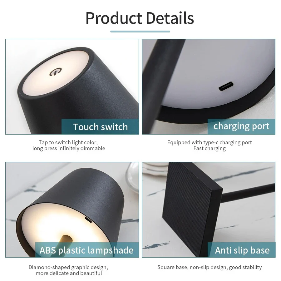 Bedside Touch Table Lamp - Image 6