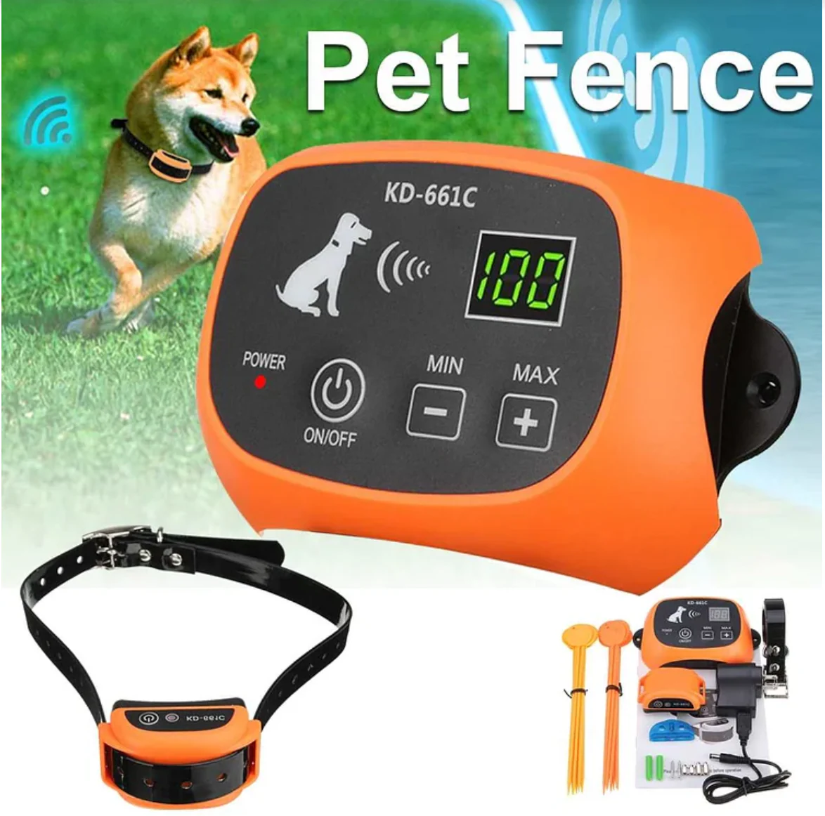 Wireless Electric Dog Fence With Shock Collar - Image 2