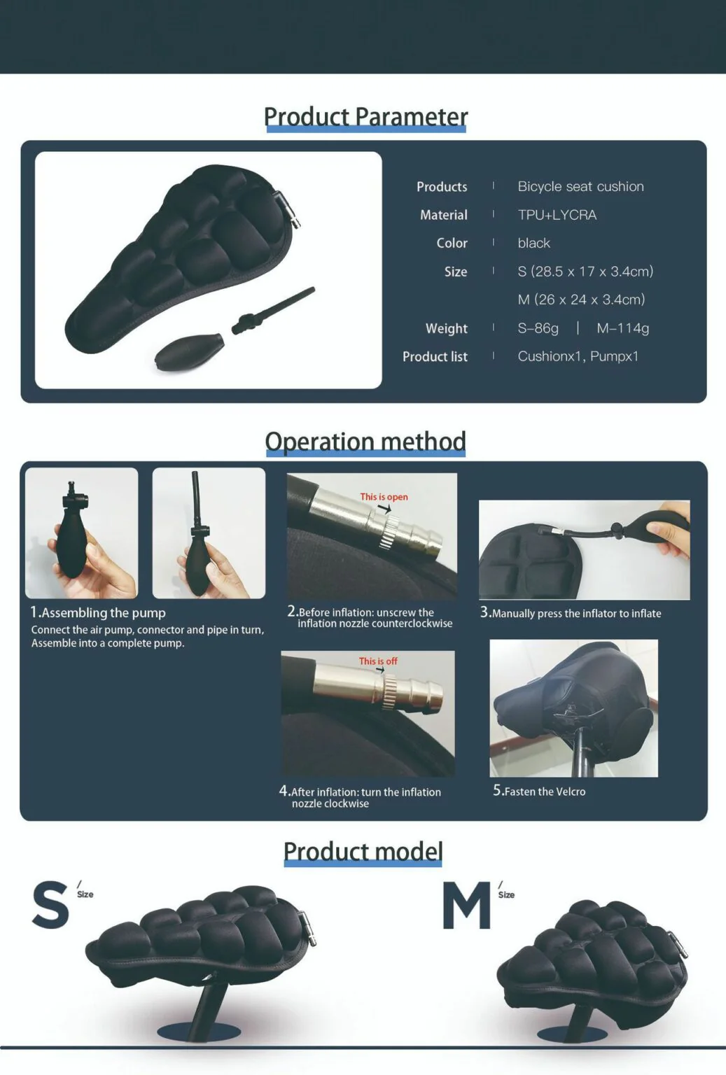 Bicycle Decompression Seat Cushion - Image 8