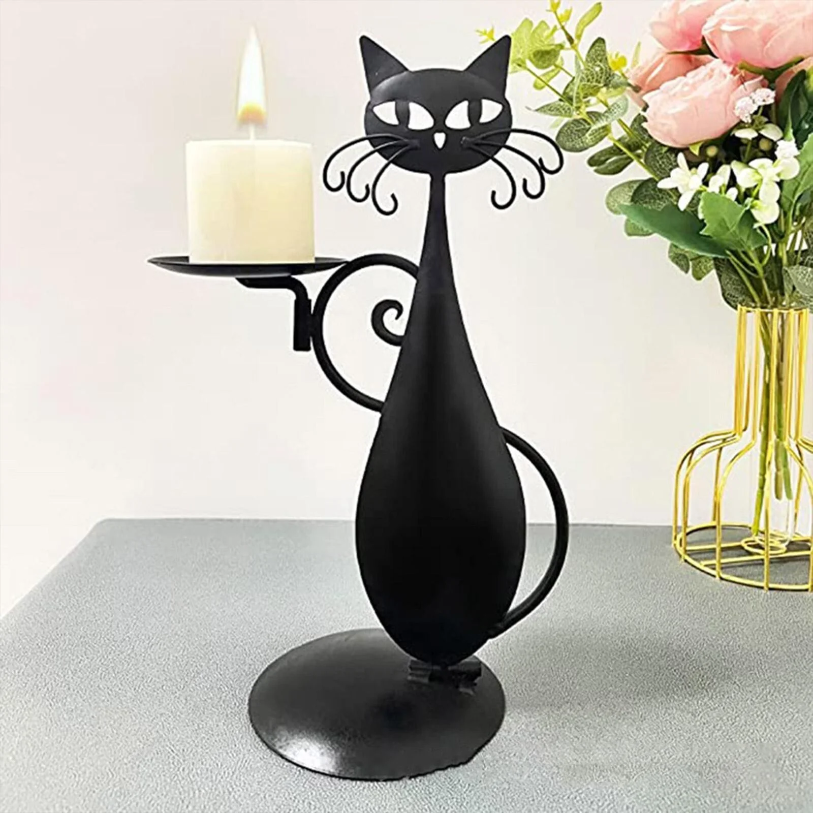 Black Cat Candle Holder - Image 5