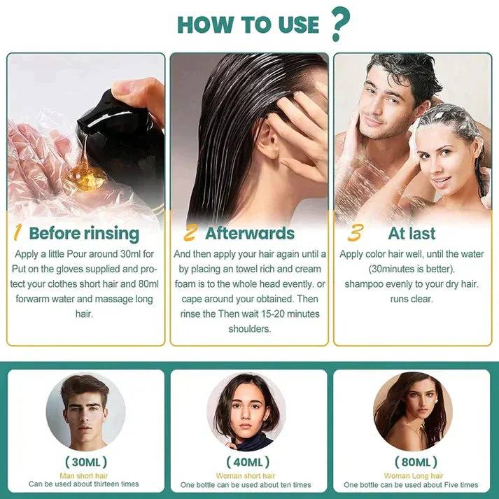 Black Hair Shampoo Dye - Image 6