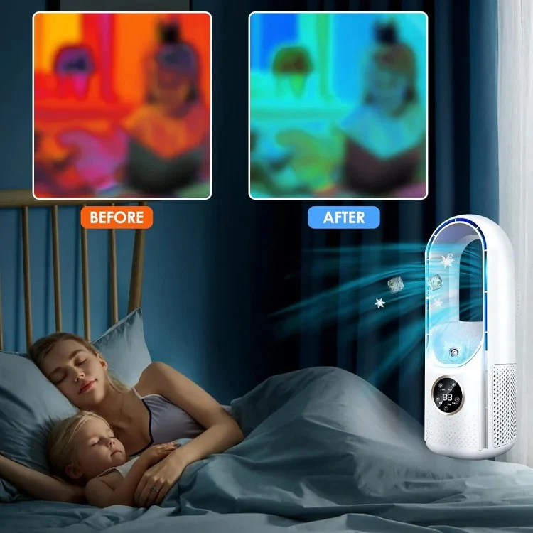 Blade-Free Silent Portable Air Conditioner for Home and Office - Image 4