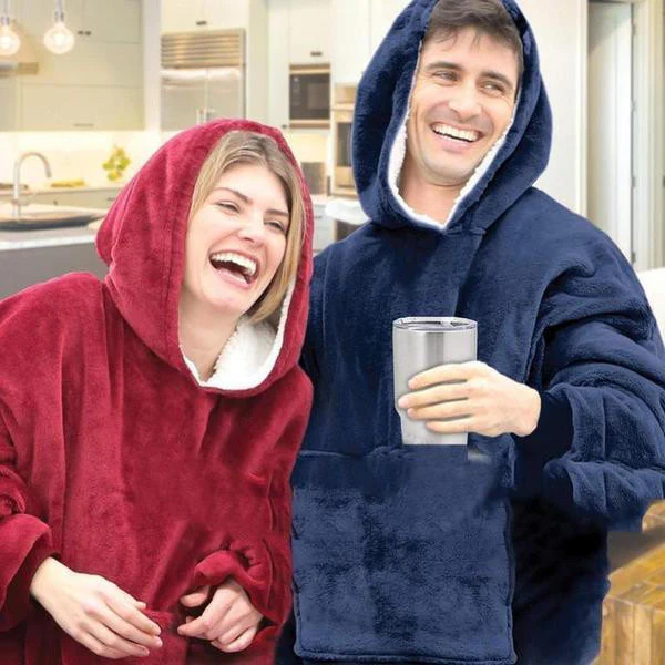 Blanket Sweater - Fleece lining - Image 2