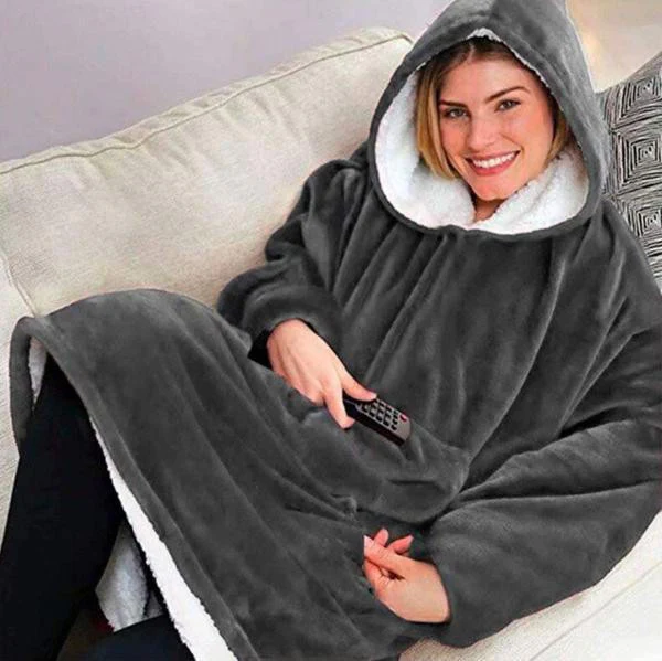 Blanket Sweater - Fleece lining - Image 7