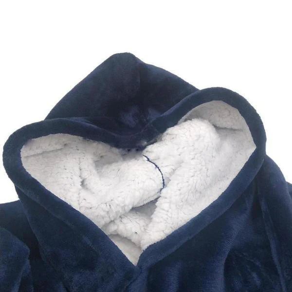 Blanket Sweater - Fleece lining - Image 8