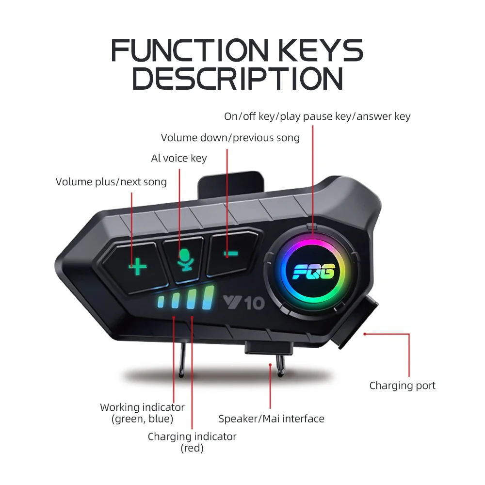 Bluetooth For Motorcycle Helmet - Image 4
