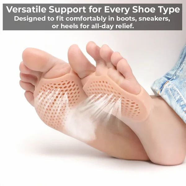 Breathable Gel Metatarsal Pads for Foot Comfort & Pain Relief - Image 3