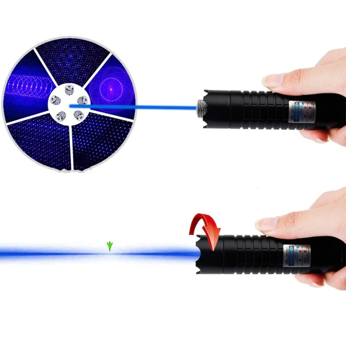 Burning Blue High-Power Tactical Laser Torch- Military Grade Flashlights - Image 3