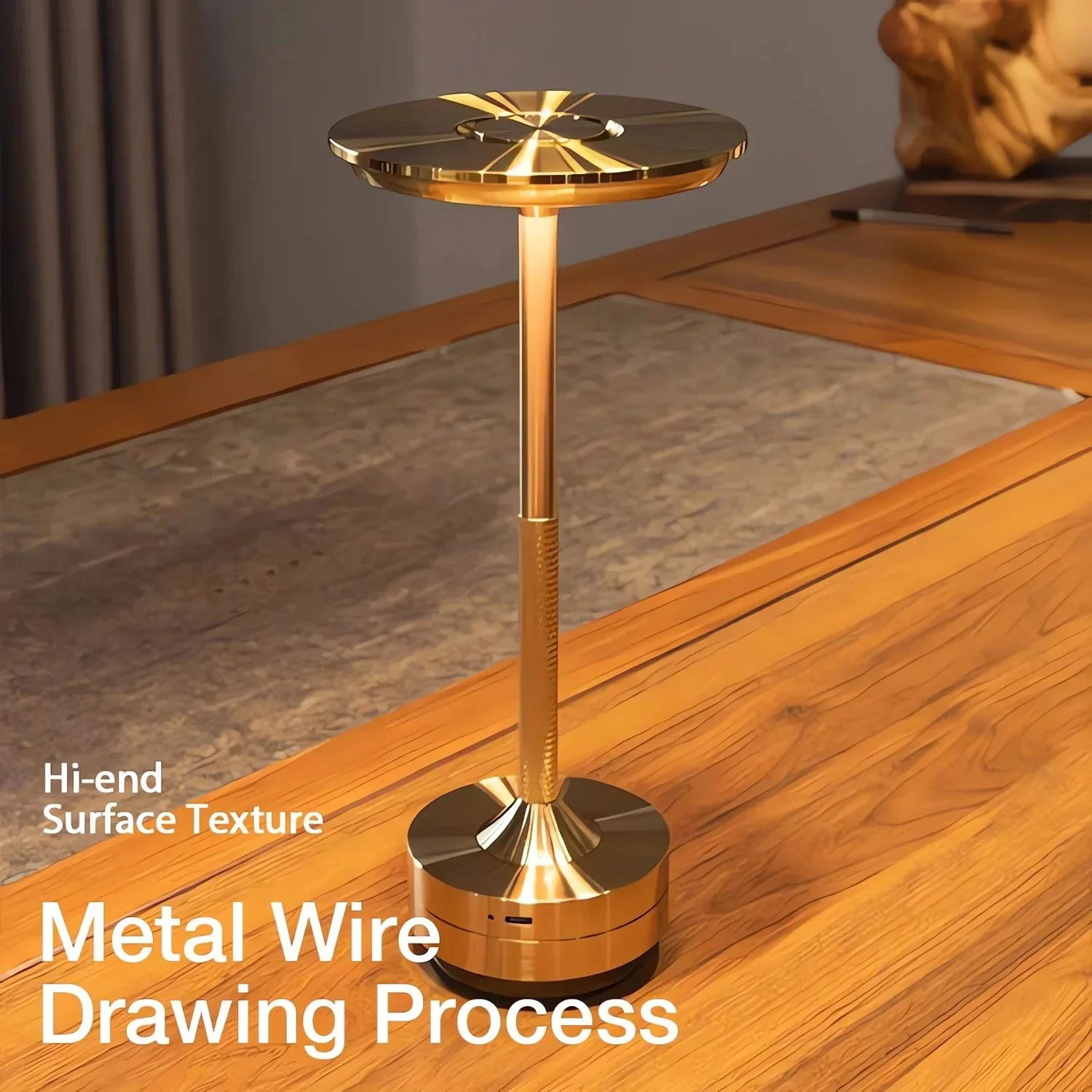 Cable-Free Rechargeable Modern Aura Table Lamp - Image 7