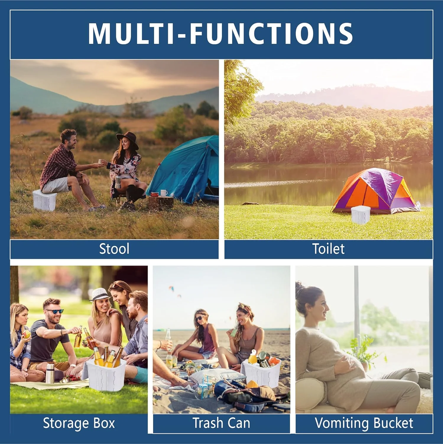 Camping Portable Toilet - Image 2