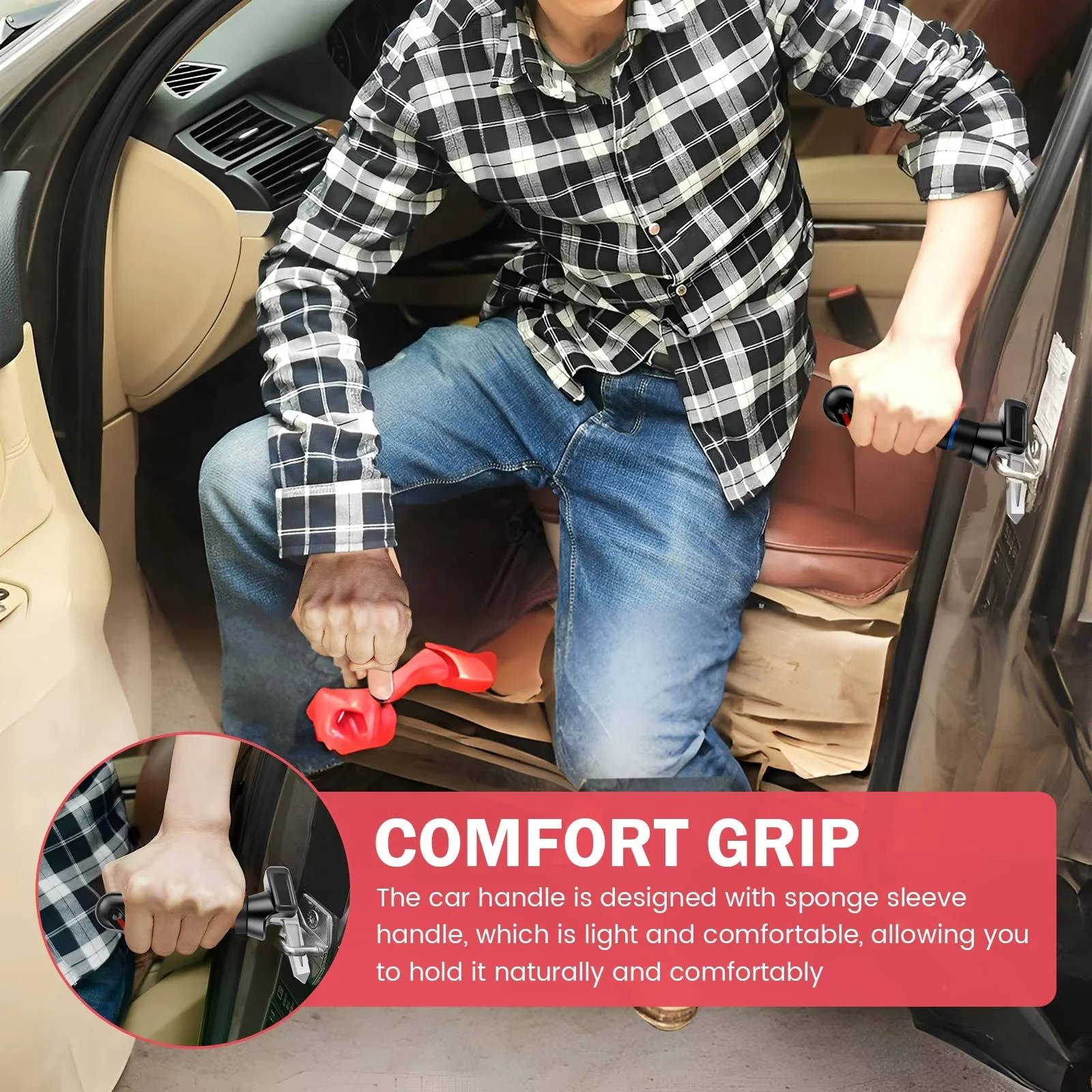 Car Assist Handle for Elderly- 2 Pack - Image 3