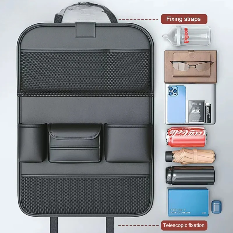 Car Back Seat Organizer With Tablet Holder - Image 2