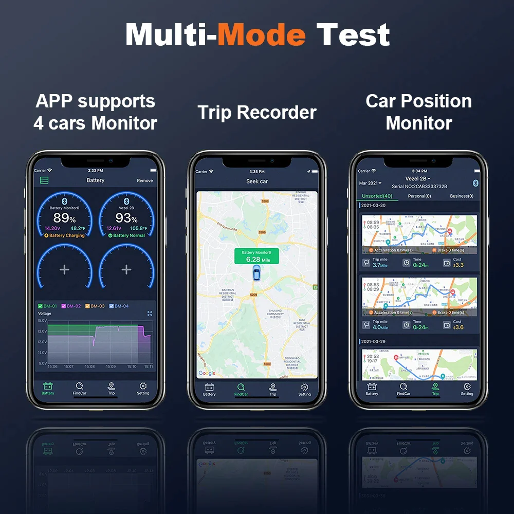 Car Battery Tester with Bluetooth Monitoring - Image 5