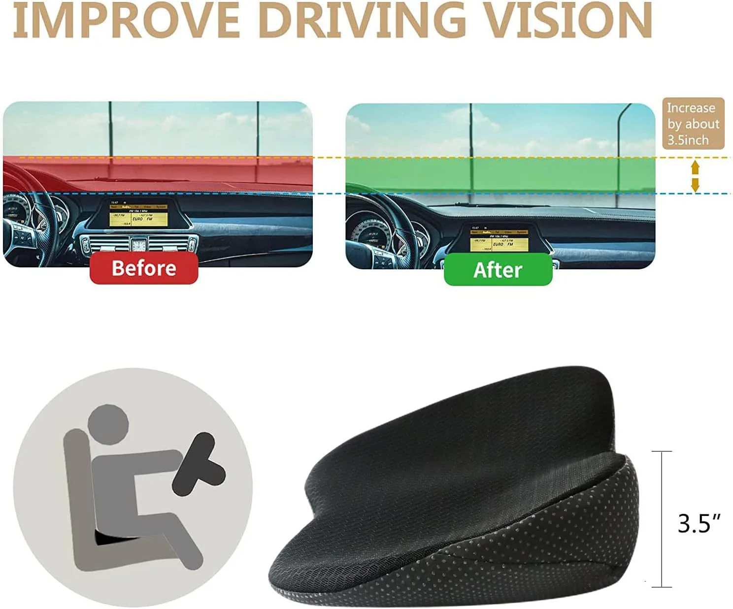 Car Booster Seat Cushion For Adult - Image 7
