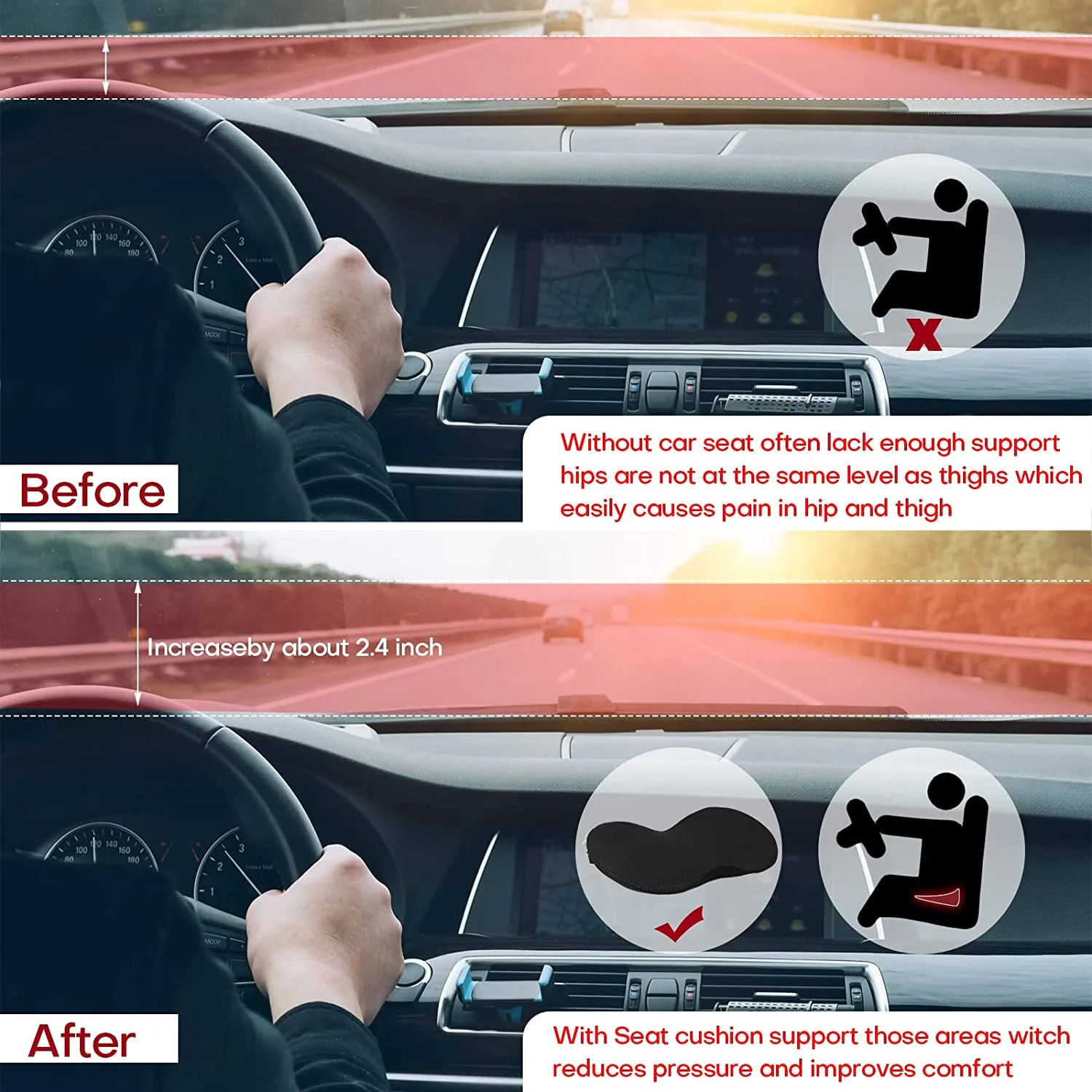 Car Booster Seat Cushion For Adult - Image 8