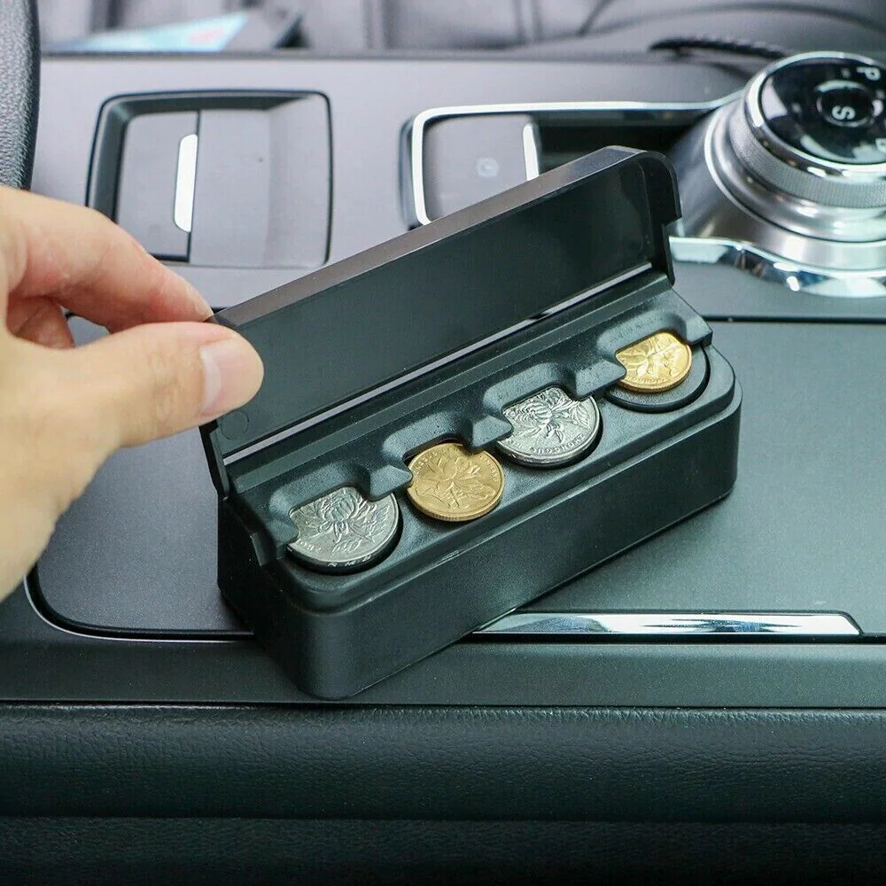Car Coin Holder Easy Access Loose Change Storage - Image 5