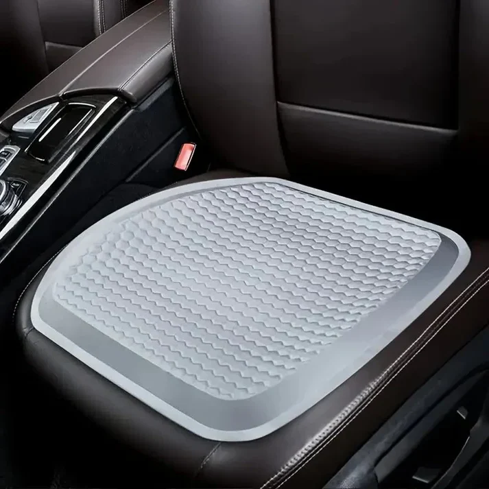 Car Seat Cushion with Breathable Cool Gel - Universal and Multifunctional, Provides Pressure Relief for Back and Tailbone Pain - Image 3