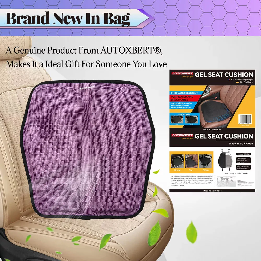 Car Seat Cushion with Breathable Cool Gel - Universal and Multifunctional, Provides Pressure Relief for Back and Tailbone Pain - Image 8