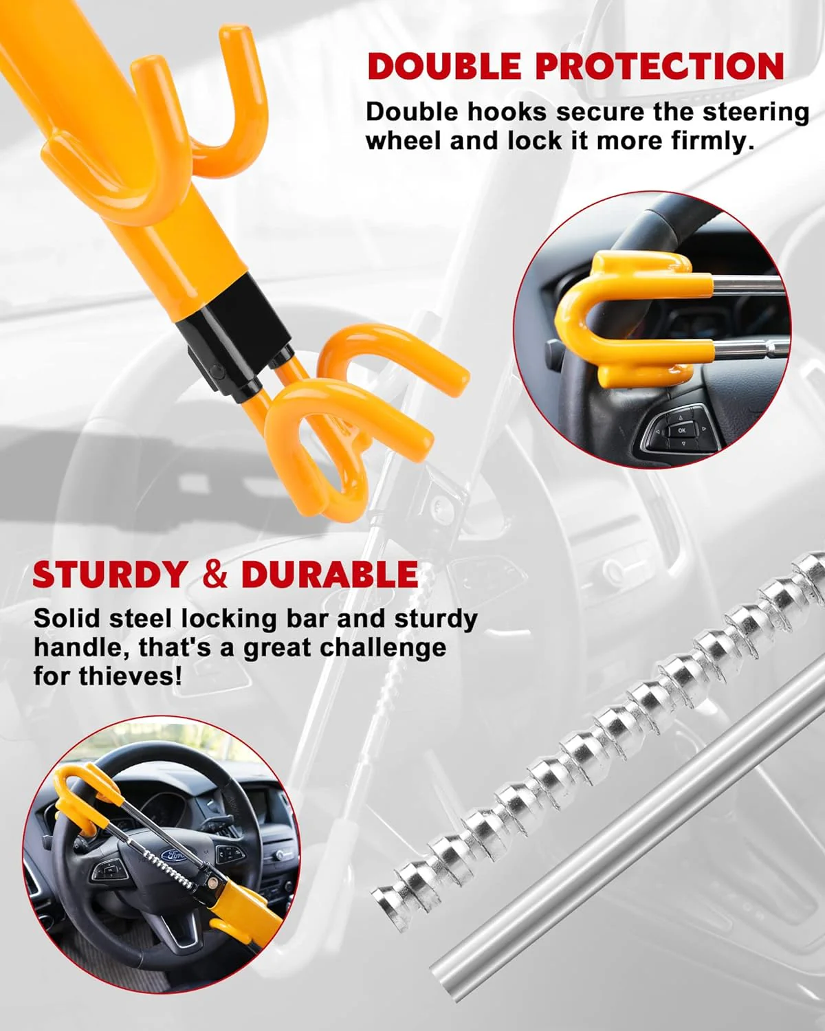 Car Steering Wheel Lock - Image 5