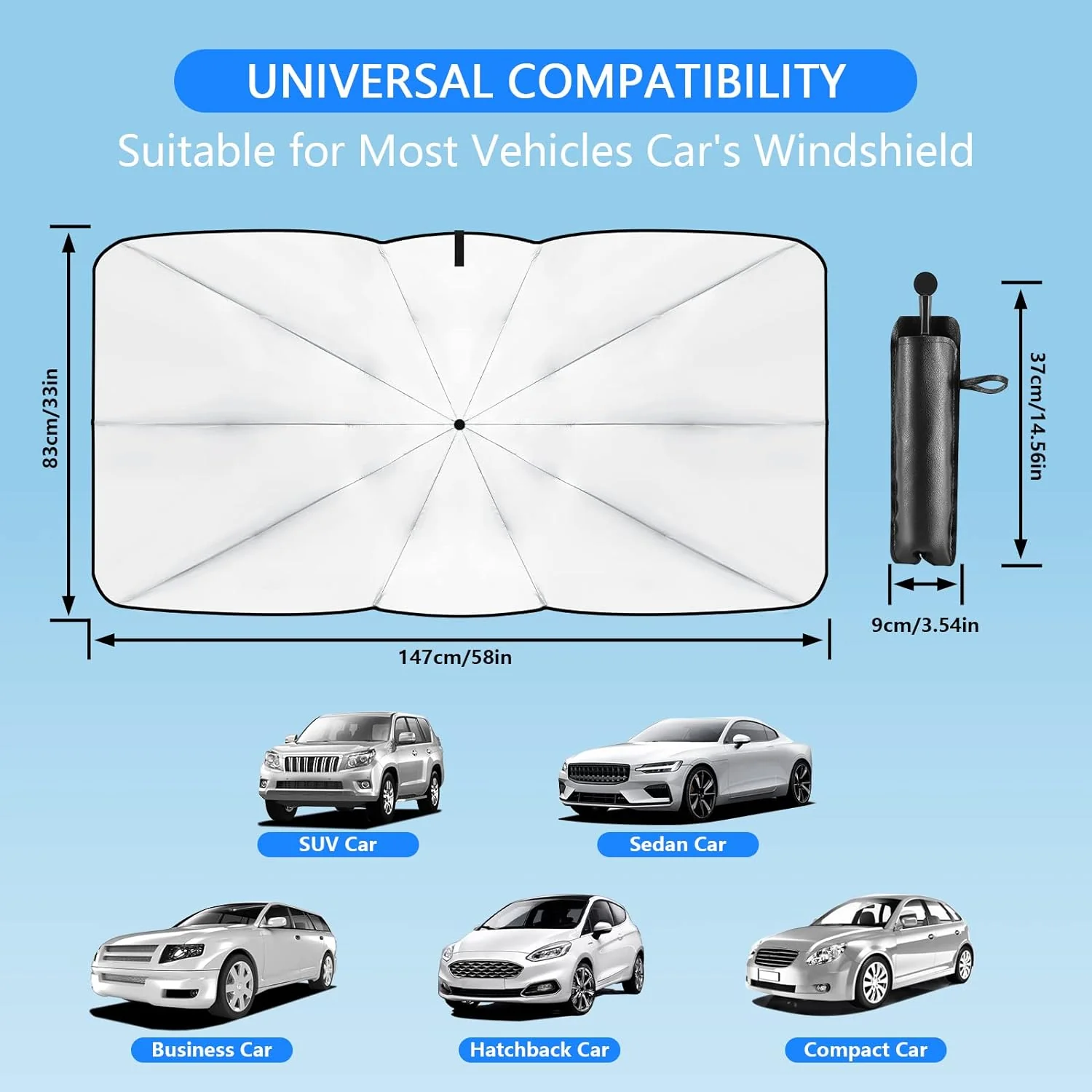 Car Windshield Sun Shade - Image 7