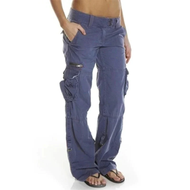 Cargo Pants With Pockets For Women - Image 2