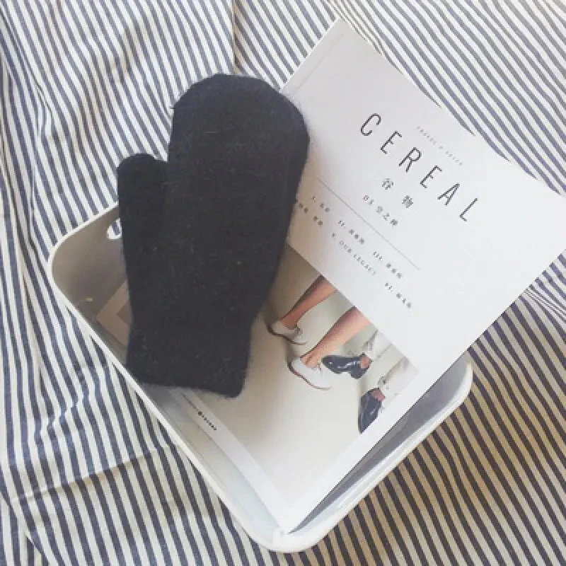 Cashmere Knit Mittens Winter for Women - Image 6