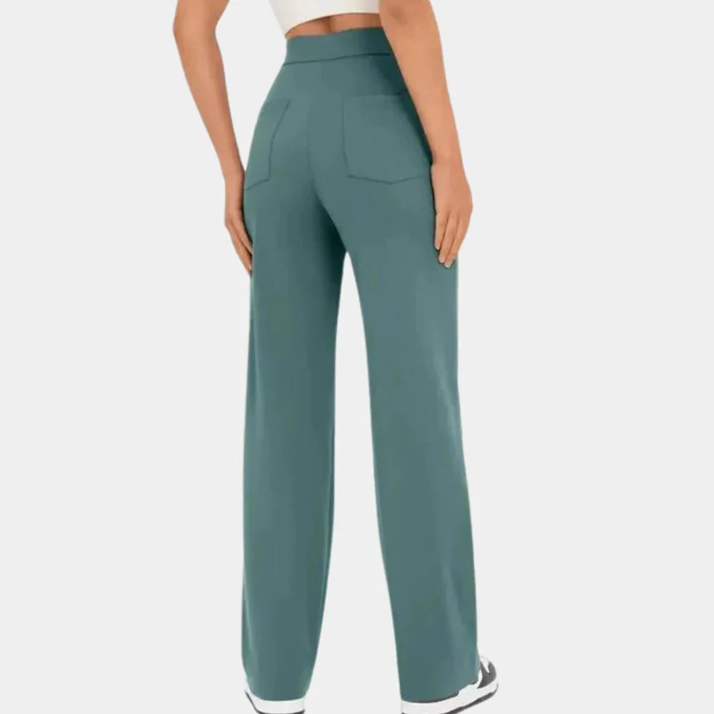 Casual High Waisted Women's Trousers - Image 3