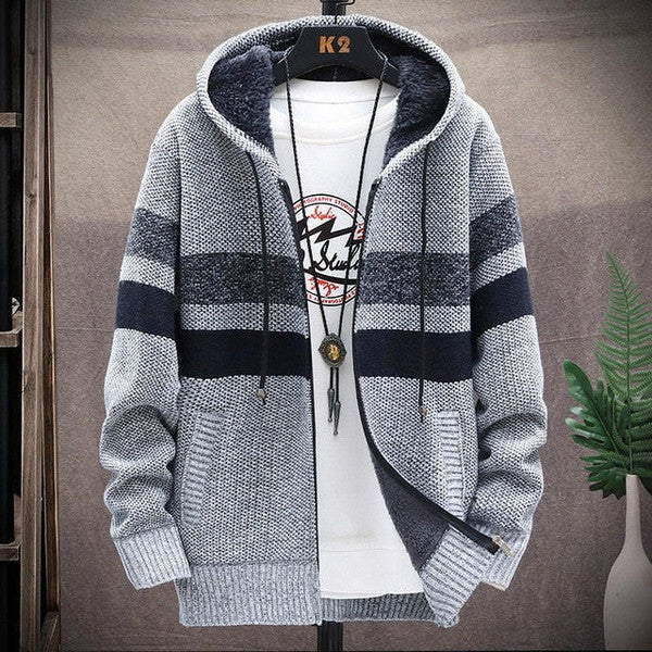 Casual Stripe Cardigan - Image 3