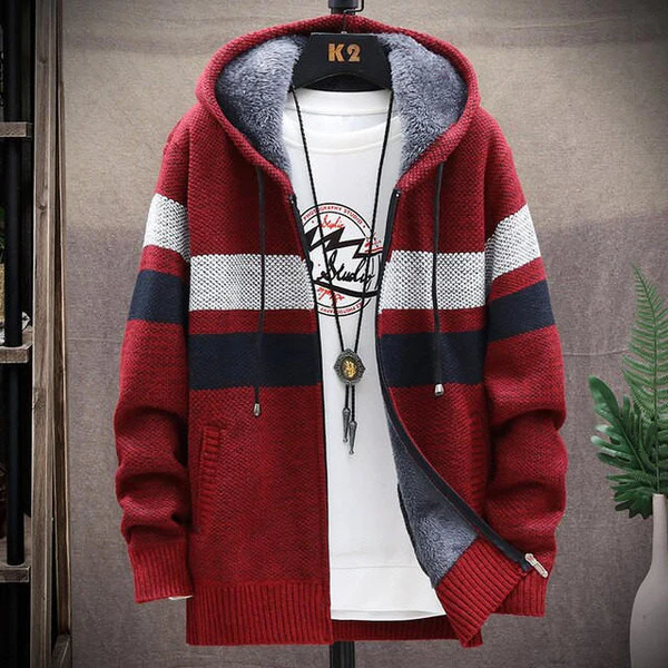 Casual Stripe Cardigan - Image 5