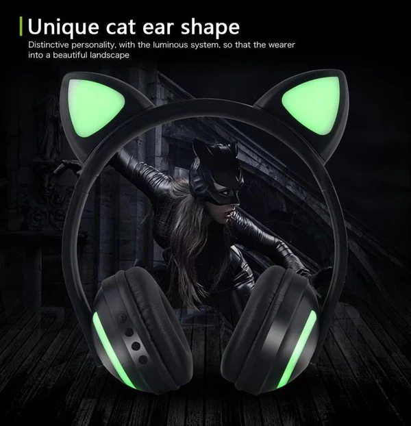 Cat Glowing Bluetooth Headphones - Image 6