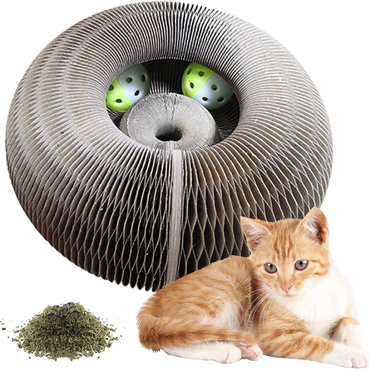 Cat Scratcher with Ball Track - Image 6