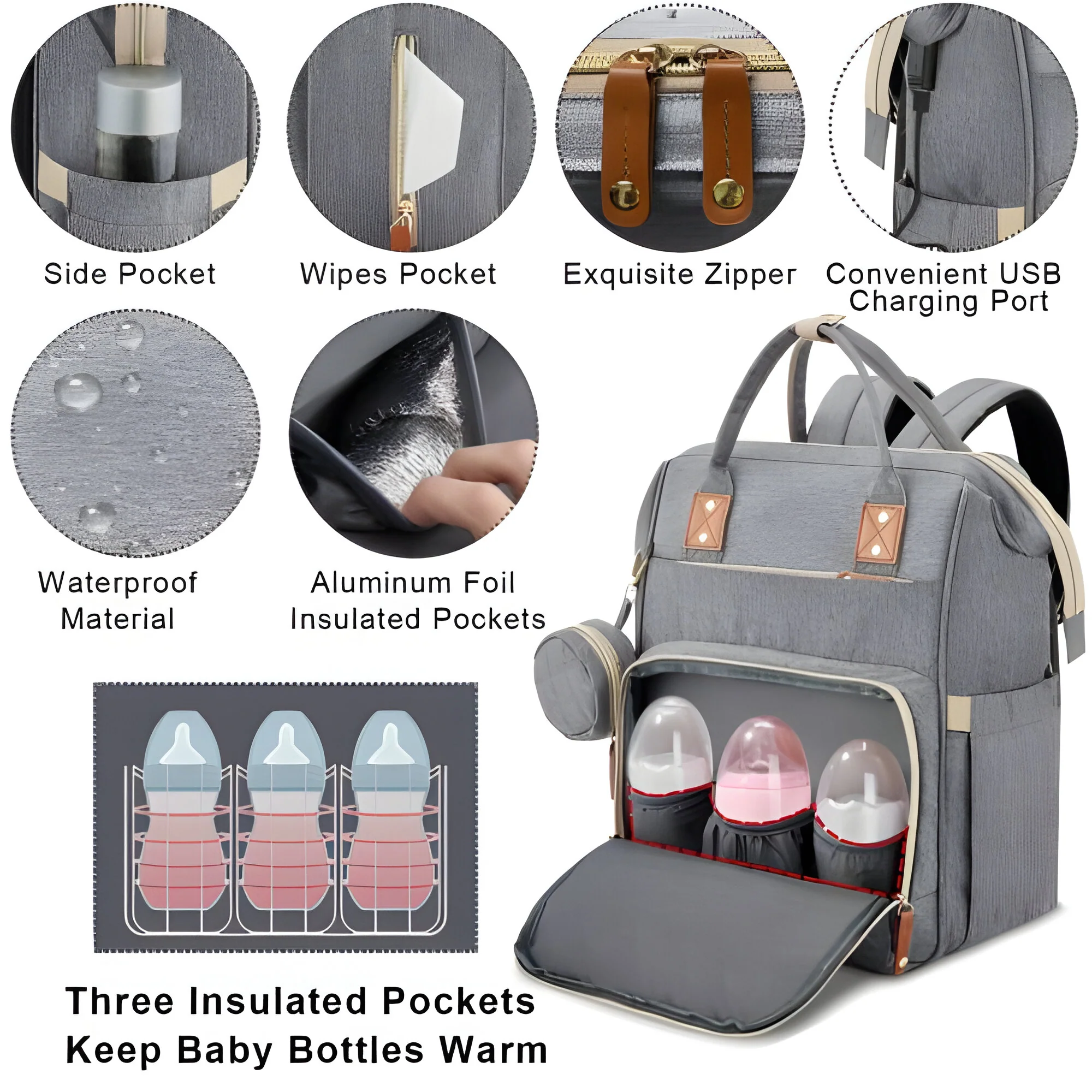 Changing bag - Travelling baby cot - Image 7