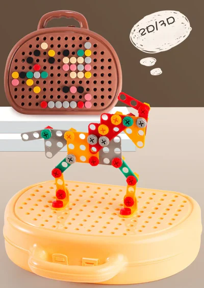 Children Electric Drill Puzzle Toolbox - Image 5
