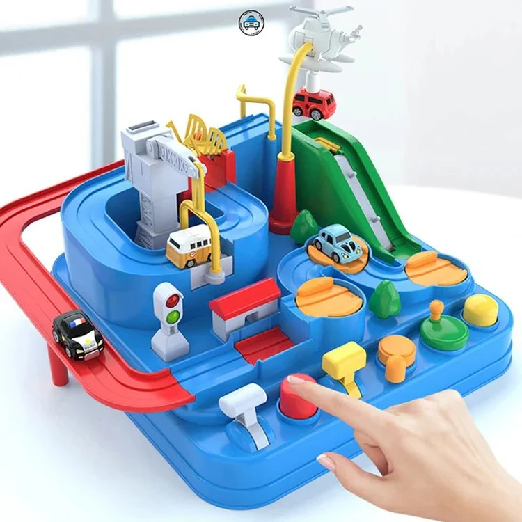 Children’s Mechanical Vehicle Track Game - Image 6