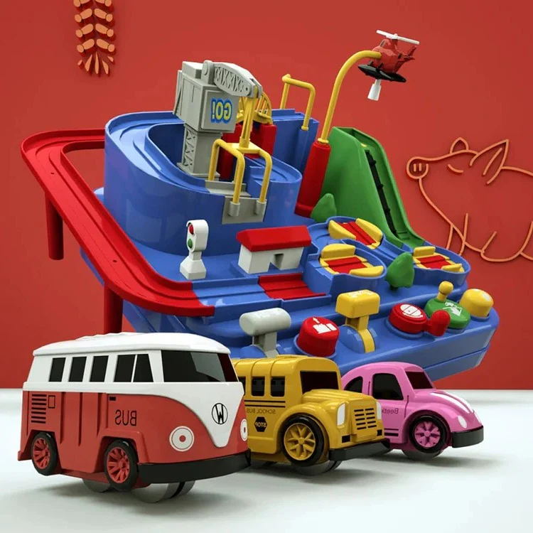 Children’s Mechanical Vehicle Track Game - Image 7