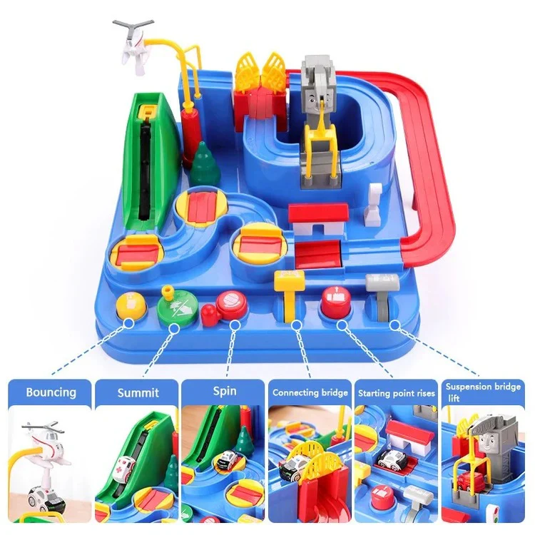 Children’s Mechanical Vehicle Track Game - Image 8